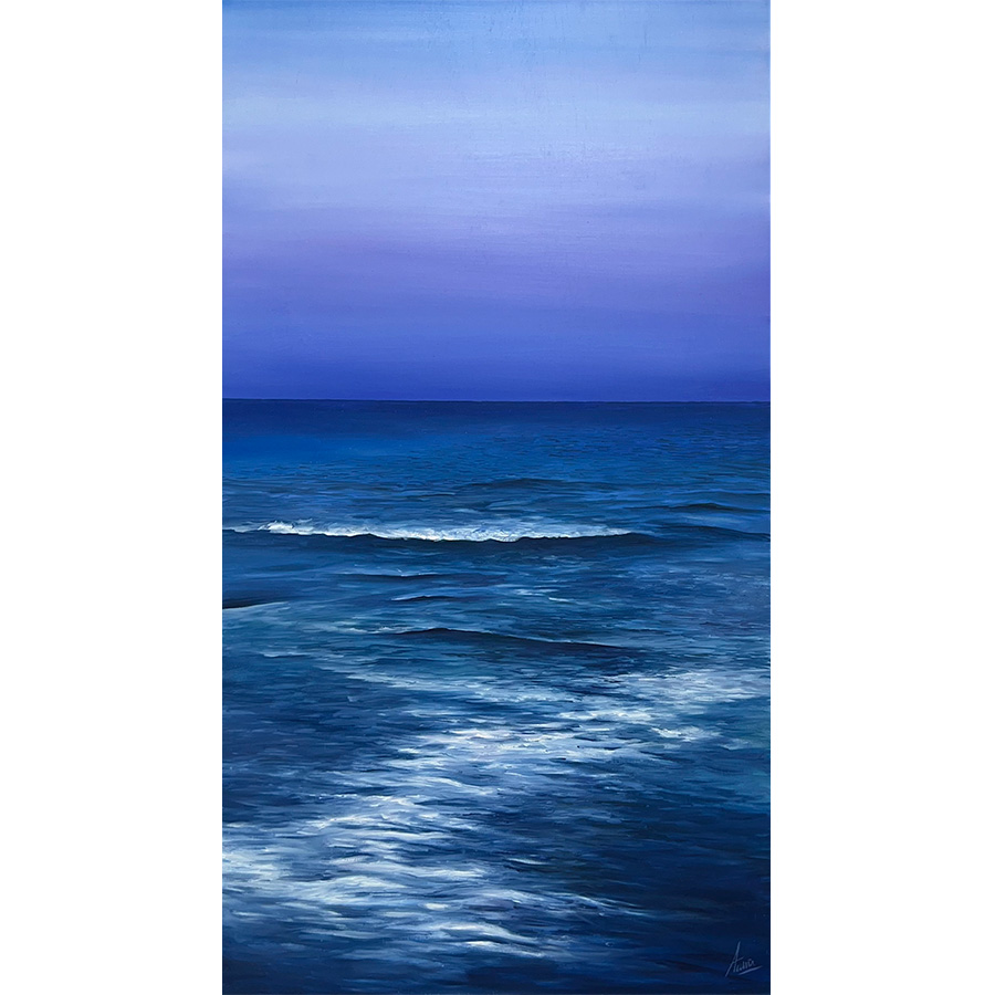 Amanecer violáceo
